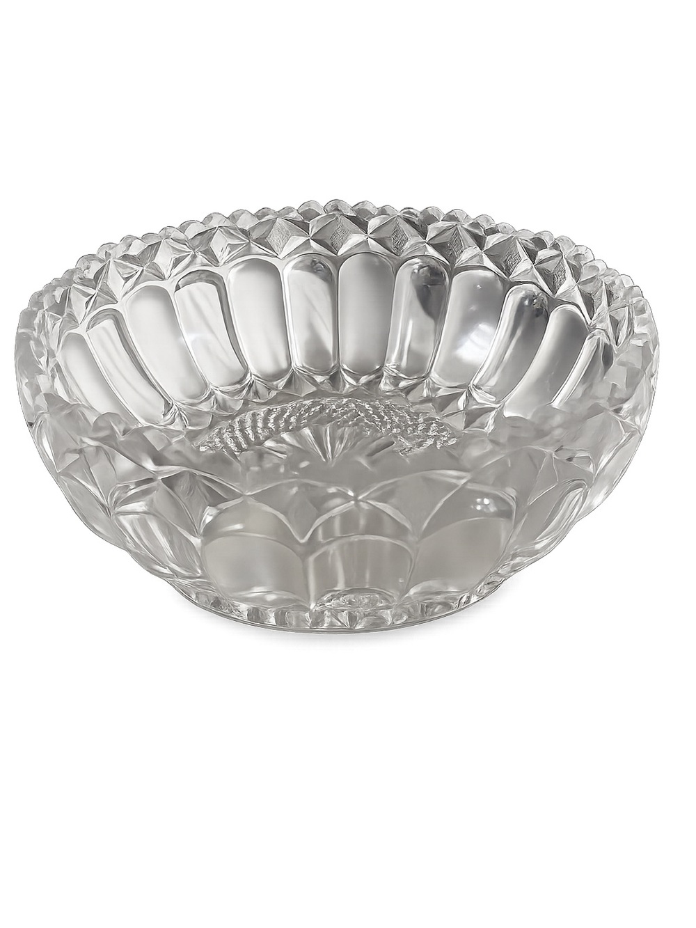 Vintage Lead Glass Bowl
